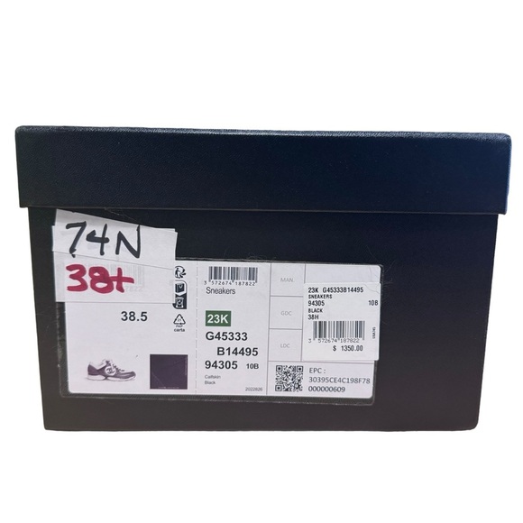 SOLD‼️Chanel Sneakers Black and White Leather 100% Authentic - Picture 14 of 16